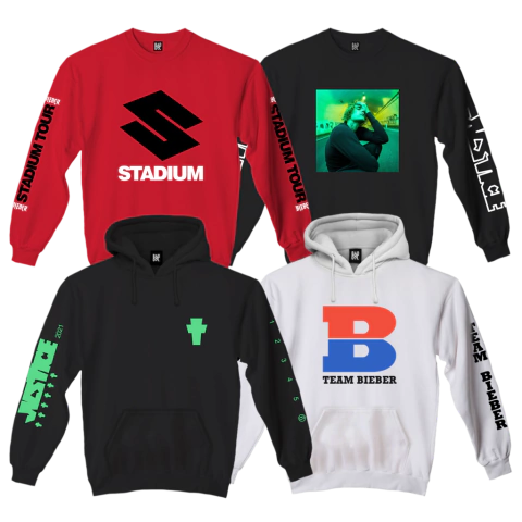 BUZOS JUSTIN BIEBER EVOLUTION - 13 DISEÑOS