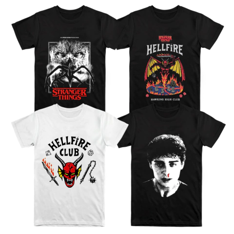 REMERAS STRANGER THINGS - 23 DISEÑOS
