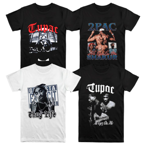 REMERAS TUPAC - 5 DISEÑOS en internet