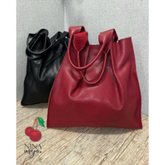 Bolsa Sacola Couro
