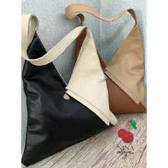 Bolsa Sacola V em Couro