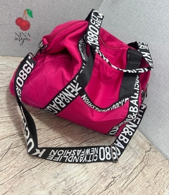 Bolsa Nylon Grande Escrita - NinaCereja