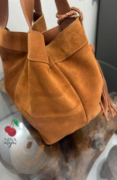 Bolsa Mandala Top em Couro - NinaCereja
