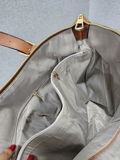 Bolsa Jeans Grande Dourada - comprar online