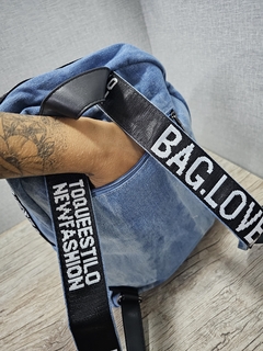 Mochila Jeans Love na internet