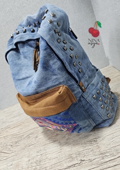 Mochila Jeans Mosaico - loja online