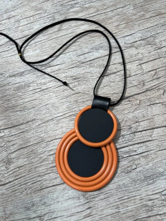 Colar Circulo DUPLO Emborrachado - loja online