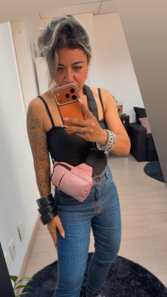 Bolsa e Pochete Nylon Transversal Unissex