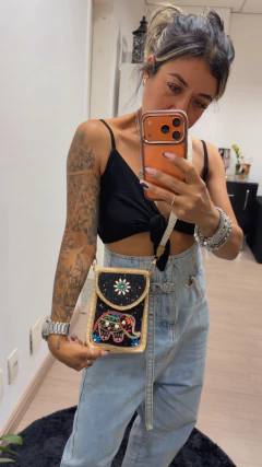 Bolsa Miçanga Artesanal Elefante - NinaCereja