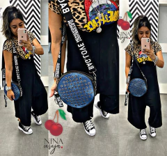 Bolsa Jeans Love Redonda - comprar online