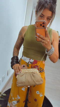 Bolsa Clutch Palha - loja online