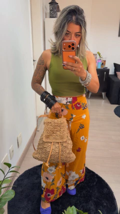 Mochila Palha - NinaCereja