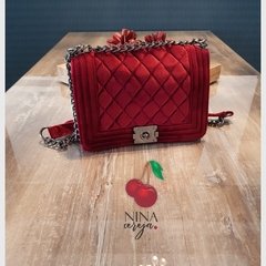 Bolsa Veludo Trançada - loja online