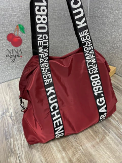 Bolsa Nylon Grande Escrita na internet