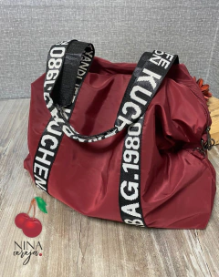 Bolsa Nylon Grande Escrita - NinaCereja