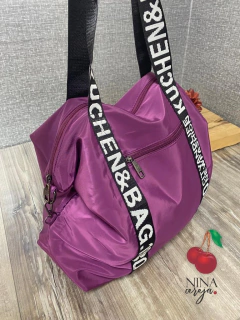 Bolsa Nylon Grande Escrita na internet