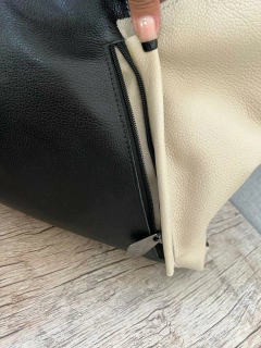 Bolsa Sacola V em Couro - NinaCereja