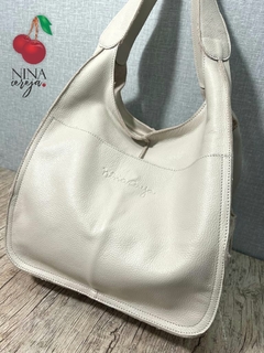 Bolsa Saco Style em Couro - NinaCereja