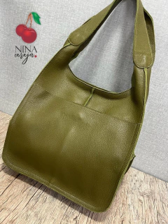 Bolsa Saco Style em Couro
