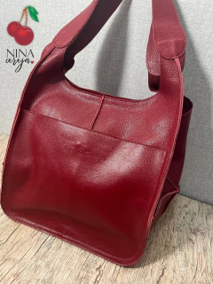 Bolsa Saco Style em Couro - NinaCereja