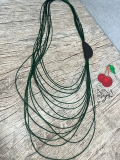 Colar Longo Couro - loja online