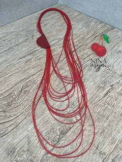 Colar Longo Couro