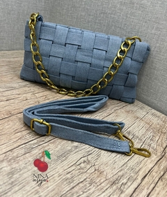 Imagem do Bolsa Clutch Transversal Jeans