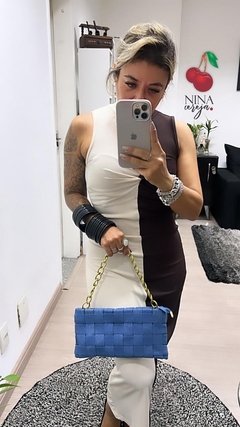 Bolsa Clutch Transversal Jeans - NinaCereja