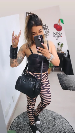 Bolsa Transversal Rock Style - NinaCereja