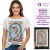 CAMISETA FEMININA CARTA DE TAROT O MUNDO - comprar online