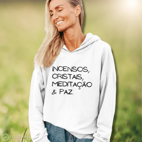 MOLETOM INCENSOS E PAZ