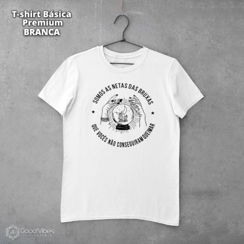 CAMISETA FEMININA SOMOS AS NETAS DAS BRUXAS