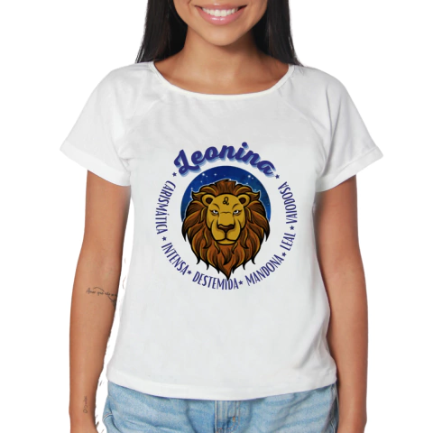 CAMISETA FEMININA LEONINA - SIGNO LEÃO