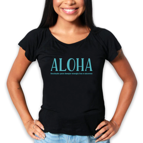 CAMISETA FEMININA ALOHA