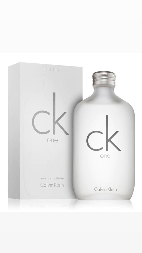 Perfume ck one unissex calvin Klein 100 ml eua de toilette ck one unis 100m
