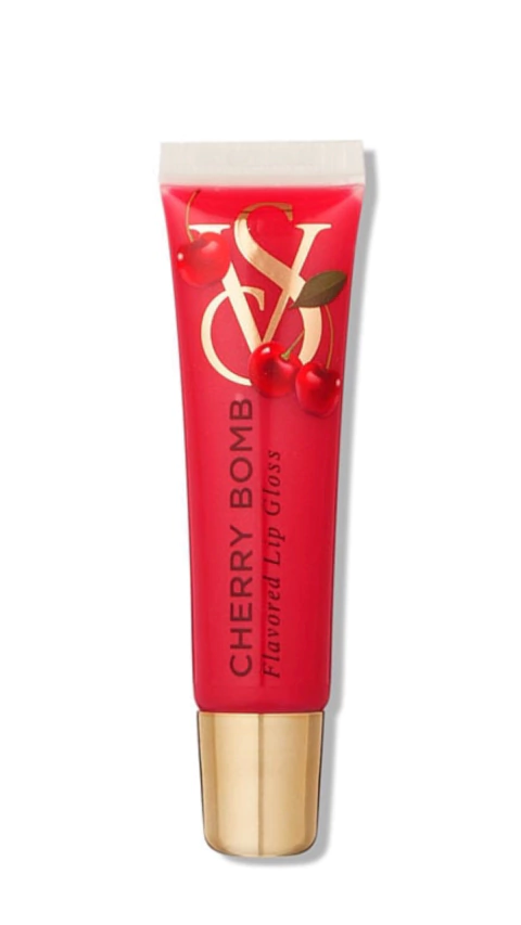 Flavored lip gloss cherry bomb