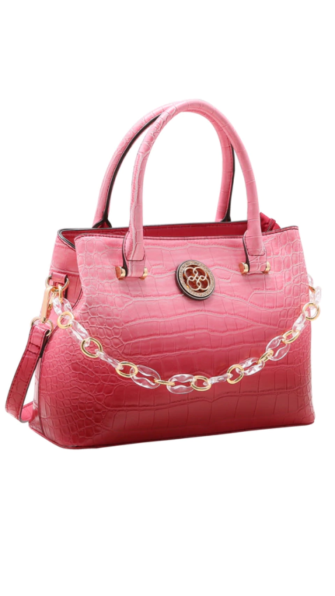Bolsa chenson degradê 3483637 vermelho - LINDA MARIA STORES