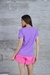 New future - blusa básica crepe roxa - comprar online
