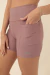 Short básico Satin na internet