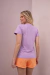 Blusa Básica Fil Texture Lavanda - comprar online
