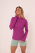 Casaco recorte textura Violeta - comprar online