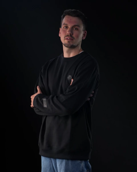 Buzo Oversize Rust - Negro - comprar online