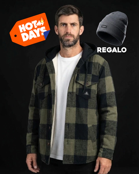 Campera Alaska Greenwood + Gorro de Regalo