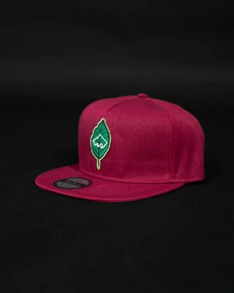 Gorra Green Leaf - Bordo