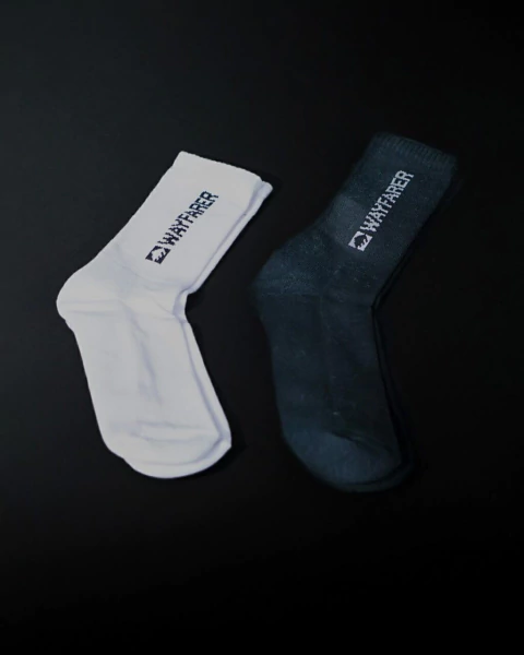 Bi pack media caña - Negro y Blanco