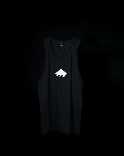 Musculosa Glassy - Negro