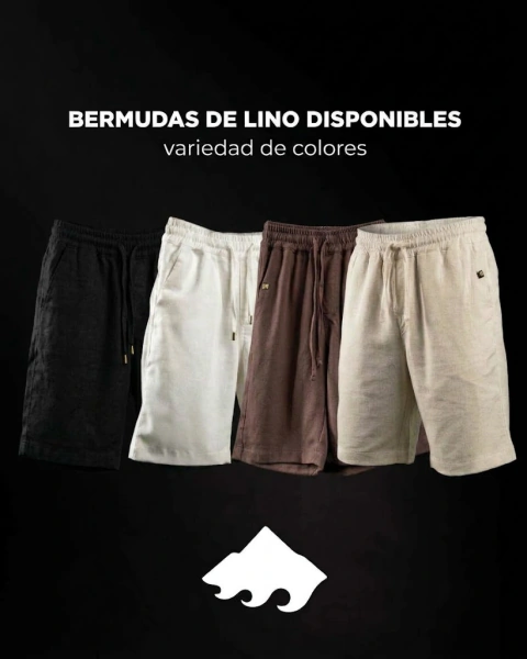 Pack x2 Bermuda Lino