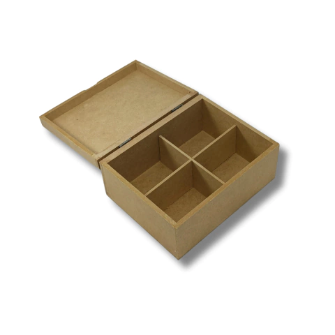 Caja de T Eco 4 Divisiones Tapa Lisa 20x14x9cm - buy online