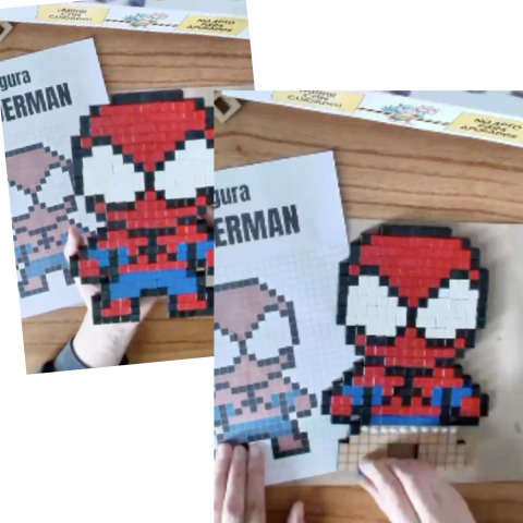 Kit Pixeles Spiderman