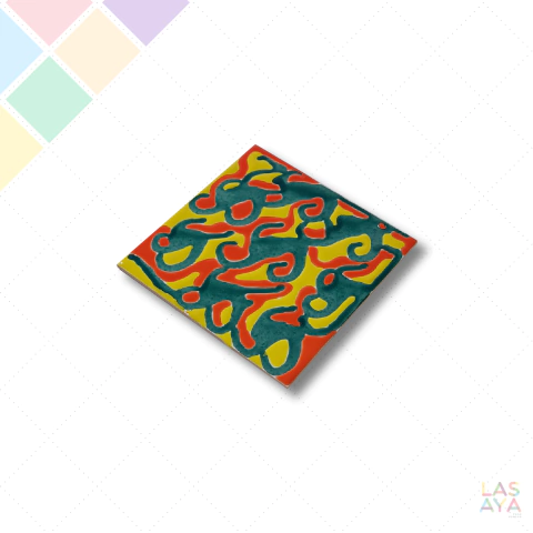Azulejo Decorado 15x15cm Abstracto